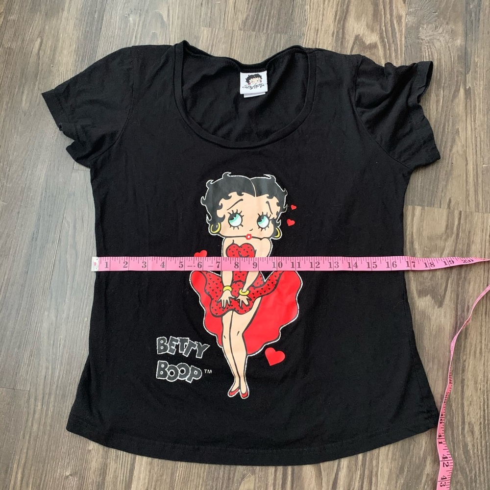 Betty Boop Black Tshirt Medium - Picture 6 of 6